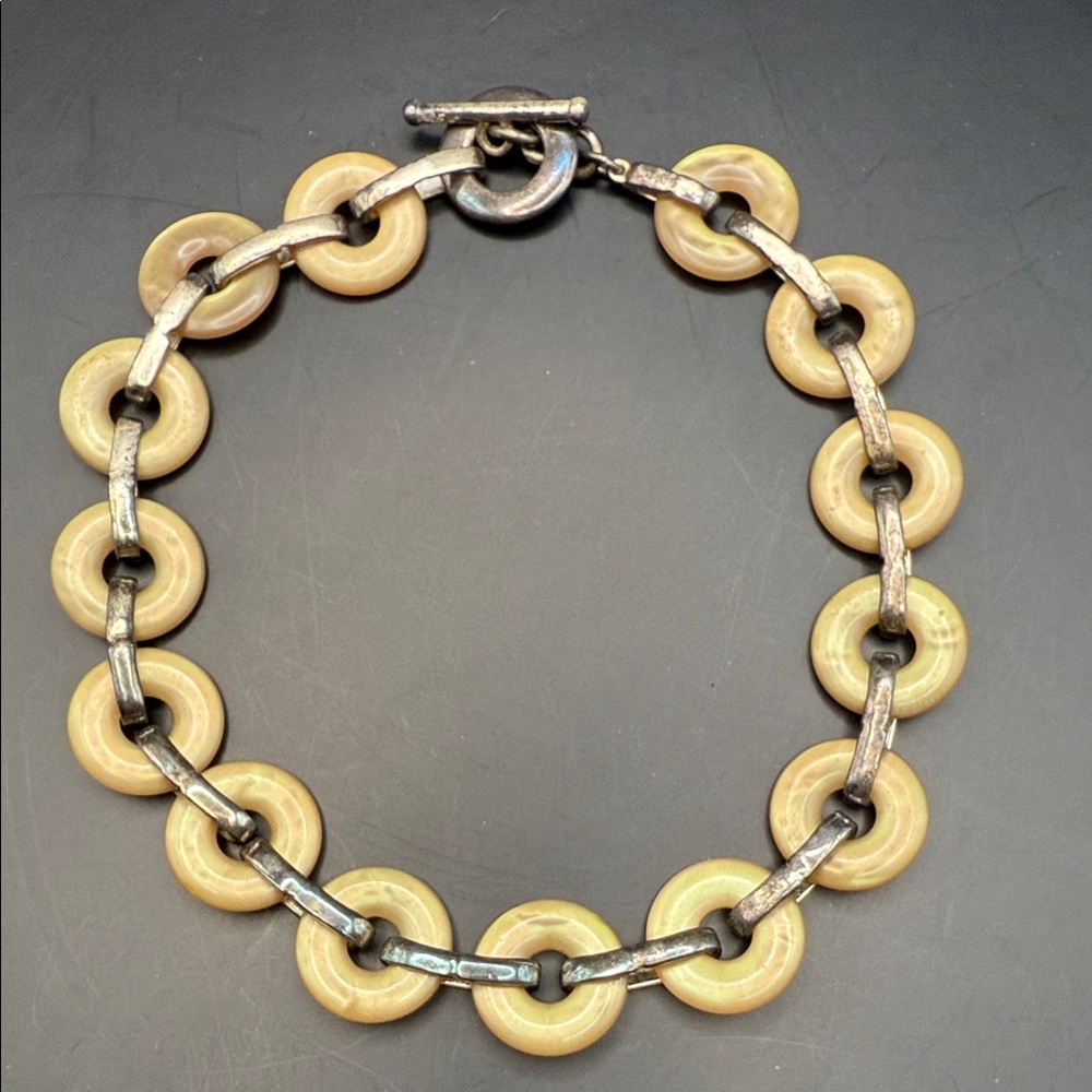 Elegant Tan and Silver Women's Necklace